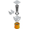Photo Hauraton TOP X universal box, silver, with connection set, end caps, leaf trap, foul air trap, inclusive assembly instruction (price on request) [Code number: 44347]