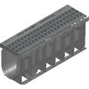 Photo Hauraton SPORTFIX Channel type 01005 with GUGI-Mesh grating MW 15/25, made of PA-GF, black, for artifi cial turf securing, 500x160x200 mm (price on request) [Code number: 7869]