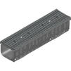 Photo Hauraton SPORTFIX Channel, type 010, with FIBRETEC slotted grating, SW 9, cl. B 125, black, locked, 1000x262x200 mm (price on request) [Code number: 7950]
