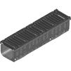 Photo Hauraton SPORTFIX Channel, type 010, with ductile iron grating, SW 18 mm, cl. D 400, black, 8-fold bolted, 1000x262x200 mm (price on request) [Code number: 7960]