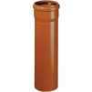 Photo SINIKON Outdoor sewerage Pipe, uPVC, SN4, length 0,5 m, D 110*3,2, price for 1 pc [Code number: 20005.R]