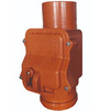 Photo (REMOVED FROM PRODUCTION. REPLACEMENT: ZB-050) - SINIKON Outdoor sewerage Non-return valve, uPVC, d - 50 [Code number: 10202500]