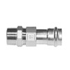 Photo IBP B-Press Inox Male Straight Union Connector, d 15 x 1/2" [Code number: PS4331G0150400]
