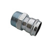 Photo IBP B-Press Carbon Straight Male Connector, d - 15 x 1/2" [Code number: PC4243G0150400]