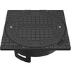 Photo Wavin cast iron cover, B125, (12,5 t), for telescopic adapter, 355x355, D315 [Code number: 3042045 / 22970083]