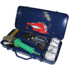Photo [WITHDRAWN FROM DELIVERIES] - KAN-Therm SP-1b 500W HOBBY blue hand-held socket welding machine with nozzle wrench, blue nozzles DN 20-40, DYNO scissors, d 16-40 [Code number: 39616 (02365)]