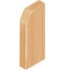 Photo (NO LONGER PRODUCED) - REHAU RAUSOLO End right, light beech, 40/70 mm [Code number: 12495001150 / 249 500 150]