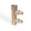 Photo [CODE NUMBER CHANGED TO 14563831001] - REHAU RAUTITAN RX Compression sleeve manifold for two pipes, R/Rp 3/4"-d16 [Code number: 13661281001 / 366 128 001]