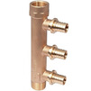 Photo (CODE NUMBER CHANGED TO 14563861001) - REHAU RAUTITAN RX Compression sleeve manifold for three pipes, R/Rp 3/4"-d20 [Code number: 13661321001 / 366 132 001]