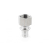 Photo [REMOVED FROM PRODUCTION. REPLACEMENT: 13660671001 / 14563271001] - REHAU RAUTITAN Adapter with female thread, made of stainless steel, d - 16-Rp 1/2" [Code number: 11378121001 / 137 812 001]