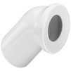 Photo VIEGA Connection elbow 45° for WC, alpine white, d 100 [Code number: 101718]