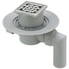 Photo VIEGA Advantix Bath drain, drain elbow 90° with ball joint, top 100x100 mm [Code number: 557126]