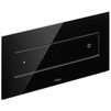 Photo VIEGA Flush plate Visign for Style 12, glass parsol/black [Code number: 687861]