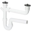 Photo VIEGA Drain connection for double sink, d 1 1/2"x70x40x9 [Code number: 365875]