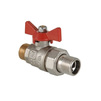 Photo VALTEC Ball valve BASE with union nut, R-R, d - 1/2" [Code number: VT.226.N.04]
