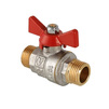 Photo VALTEC Ball valve BASE, lever butterfly type, R-R, d - 1" [Code number: VT.219.N.06]
