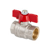 Photo VALTEC Ball valve ENOLGAS BASIC, Rp-Rp, "butterfly" lever of aluminum alloy, d - 1/2" [Code number: S.217.04]