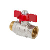 Photo VALTEC Ball valve ENOLGAS BASIC, Rp-R, "butterfly" lever of aluminum alloy, d - 1/2" [Code number: S.218.04]