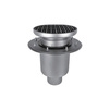 Photo ATT Drain D200, bicorporal, cover "S" sealed, vertical, with siphon trap and grating, DN110 [Code number: D200/110V2S]