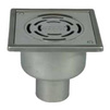 Photo Bathroom drain Fiore Vertical, vertical, grate 100x100 mm, DN40 (price on request) [Code number: WI100/40V1-F]