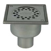 Photo Bathroom drain Goccia Vertical, vertical, grate 100x100 mm, DN40 (price on request) [Code number: WI100/40V1-G]