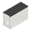 Photo HAURATON DRAINFIX CLEAN 300 Filter substrate channel system, 01 H type, starting piece, with ductile iron angle housing, D400, filter tube with geotextile, 1000x390x630 mm (price on request) [Code number: 97100]
