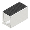 Photo HAURATON DRAINFIX CLEAN 400 Filter substrate channel system, 01 H type, starting piece, with galvanised angle housing, D400, filter tube with geotextile, 1000x490x630 mm (price on request) [Code number: 97200]