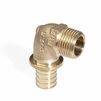 Photo REHAU RAUTITAN RX+ Wall elbow adapter with male thread, brass, d 20, R 1/2" [Code number: 14563481001 / 456 348 001]