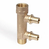 Photo REHAU RAUTITAN RX+ Compression sleeve manifold for two pipes, R/Rp 3/4", d 20 [Code number: 14563841001 / 456 384 001]