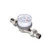 Photo VALTEC Universal water meter, for use in apartments, up to +90˚С, nominal water flow 2,5m3, length 105 mm, d - 3/4" [Code number: VLF-20U]