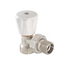 Photo COMPACT VALTEC angled (light) radiator valve, d - 1/2" [Code number: VT.007.LN.04]