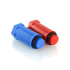 Photo VALTEC A kit of long mounting polypropylene caps (red and blue), d - 1/2" [Code number: VTp.792.M.04]