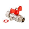 Photo VALTEC Ball valve manometer with male thread, G1 1/2"R, G2 1/2"Rp [Code number: VT.806.N.0404]