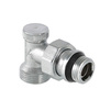 Photo VALTEC Angular setting valve with a self-sealing one-end threaded pipe and passage to the «eurocone», d - 1/2" [Code number: VT.019.NER.04]