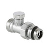 Photo VALTEC Straight setting valve with a self-sealing one-end threaded pipe and passage to the «eurocone», d - 1/2" [Code number: VT.020.NER.04]