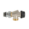 Photo VALTEC Thermostatic valve with pre-axial axial (with additional seal),"euroconus", d - 1/2" [Code number: VT.180.NER.04]