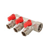 Photo VALTEC Manifold with ball valves, 2 outlets, d - 3/4", d1 - 1/2" [Code number: VTc.580.N.0502]