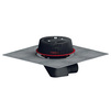 Photo Hutterer & Lechner Safety roof drain, horizontal, with bitumen membrane, heating and height-adjustable inlet edge, DN75 [Code number: HL 64HSafe/7]