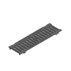 Photo Hauraton FASERFIX KS 100 Ductile iron grating, SW 100/14 mm, class E 600, black, 500x149x20 mm (price on request) [Code number: 28062]