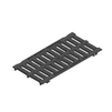 Photo Hauraton FASERFIX KS 200 Ductile iron grating, SW 18 mm, class D 400, black, 500x199x20 mm (price on request) [Code number: 12463]