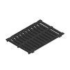 Photo Hauraton FASERFIX KS 300 Ductile iron grating, SW 18 mm, class D 400, KTL-coated, 500x349x20 mm (price on request) [Code number: 14763]