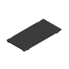 Photo Hauraton FASERFIX KS 200 Ductile iron solid cover, KTL-coated, 500x249x20 mm (price on request) [Code number: 32033]