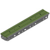 Photo Hauraton RECYFIX PRO 100 Combi article, type 95, class C 250, with FIBRETEC design slotted grating, SW 9 mm, in the colour Fern, 1000x160x95 mm (price on request) [Code number: 47416]