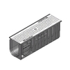 Photo Hauraton RECYFIX STANDARD 100 Combi article, type 01005, with perforated grating "Elegance", load class A 15, 500x150x185 mm (price on request) [Code number: 41278]