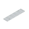 Photo Hauraton DACHFIX RESIST 115 Longitudinal slot grating made of PP, silver, 500x108x20 mm (price on request) [Code number: 63010]