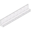 Photo Hauraton Monolithic slotted channel, height 180 mm, neck height 130 mm, class A 15, type 180, asymmetric, perforated on one side, 1000x100x180 mm (price on request) [Code number: 32199]
