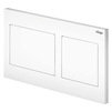 Photo VIEGA Prevista WC flush plate Visign for Style 21 for concealed cisterns, plastic, alpine white [Code number: 773250]