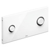 Photo VIEGA Flush plate sensitive Visign for Public 2, stainless steel / alpine white [Code number: 672065]