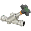 Photo VIEGA Easytop Inox Slanted seat valve (free-​flow valve), SC-Contur, d 42 [Code number: 757908]