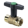 Photo VIEGA Easytop Ball valve, SC-Contur, actuation lever T-​form, bronze, Rp 1 1/4" [Code number: 746858]